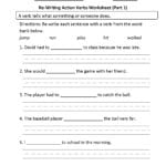 Verbs Worksheets  Action Verbs Worksheets With Verb To Be Worksheets For Adults Pdf