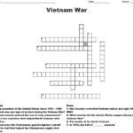 Vietnam War Crossword Puzzle  Wordmint Within Vietnam War Worksheet Answer Key
