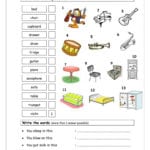 Vocabulary Matching Worksheet  Elementary 24 Musical Instruments Also Elementary Music Worksheets