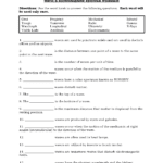 Waves And Electromagnetic Spectrum  General Chemistry  Quiz  Docsity Intended For Science 8 Electromagnetic Spectrum Worksheet Answers