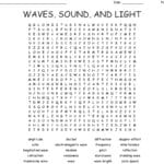 Waves Sound And Light Word Search  Wordmint Regarding Waves Sound And Light Worksheet Answer Key