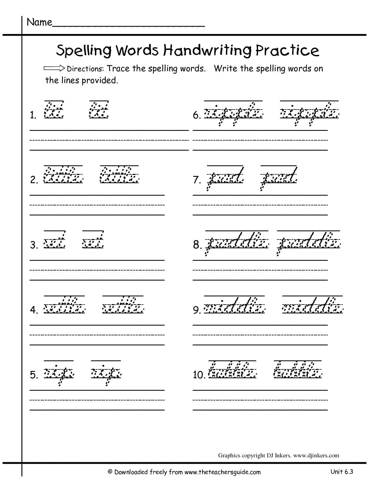 Wonders Second Grade Unit Six Week Three Printouts And 2Nd Grade Handwriting Worksheets