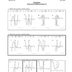 Worksheet 32  University Of South Alabama With Graphing Polynomial Functions Worksheet Answers