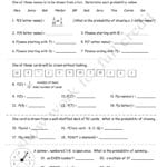 Worksheet A3  Single Event Probability As Well As Independent And Dependent Probability Worksheet With Answer Key