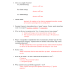 Worksheet Chapter 1  Trivalley Local School District For Conservation Of Energy Worksheet Answers