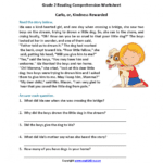Worksheet Comprehension Worksheets For Grade 2 Reading For 3Rd Grade Reading Comprehension Worksheets Pdf