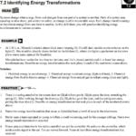 Worksheet Energy Transformation Worksheet Energy Transformation With Energy Transformation Worksheet Answers