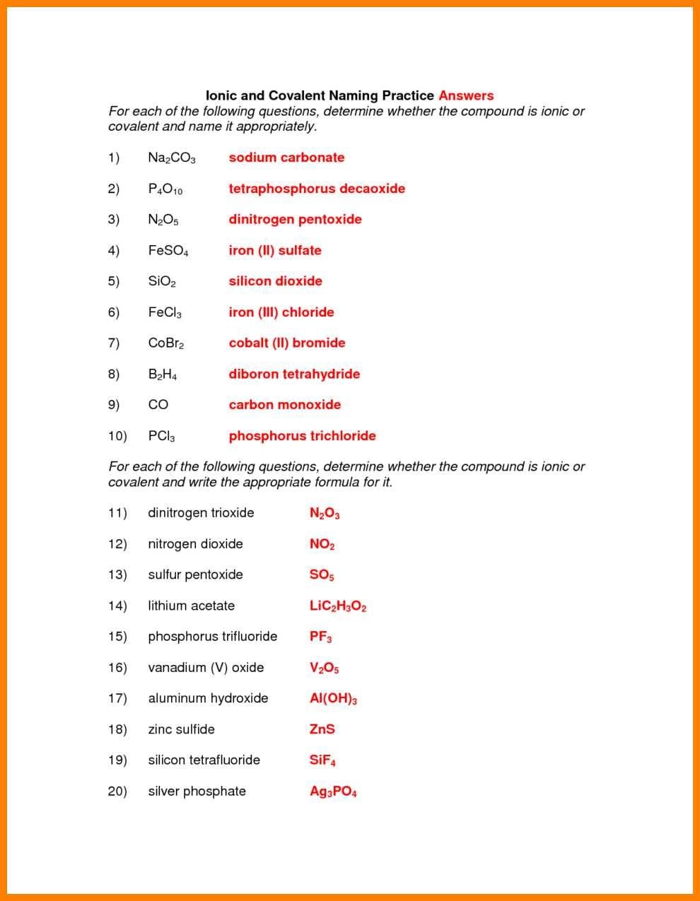Worksheet Naming Ionic Compounds Worksheet Answer Key Naming Ionic Intended For Chemfiesta Naming Chemical Compounds Worksheet