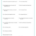Worksheet On International Numbering System 5Th Class With The Number System Worksheet