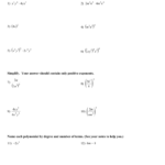 Worksheet  Operations With Polynomials And With Regard To Operations With Polynomials Worksheet