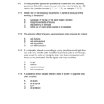 Worksheet Plant Hormones 11 Various Possible Options Are For Comparing Plants Worksheet