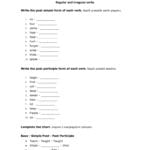 Worksheet Regular And Irregular Verbsdoc Together With Regular And Irregular Verbs Worksheet