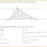 Worksheet Triangle Sum And Exterior Angle The Worksheet Triangle Sum Pertaining To Triangle Sum And Exterior Angle Theorem Worksheet
