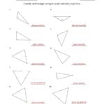 Worksheet Types Of Angles Worksheet Cl Ifying Trianglesangle Regarding Angles In A Triangle Worksheet