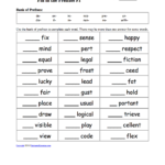 Worksheets And Activities  Prefixes And Suffixes Enchantedlearning Intended For Grammar Suffixes Worksheets