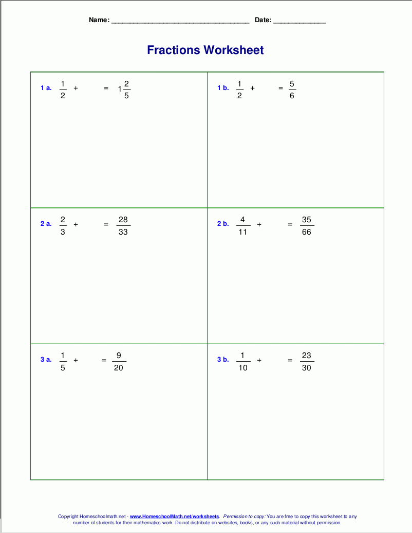 Worksheets For Fraction Addition Within Adding Mixed Numbers Worksheet