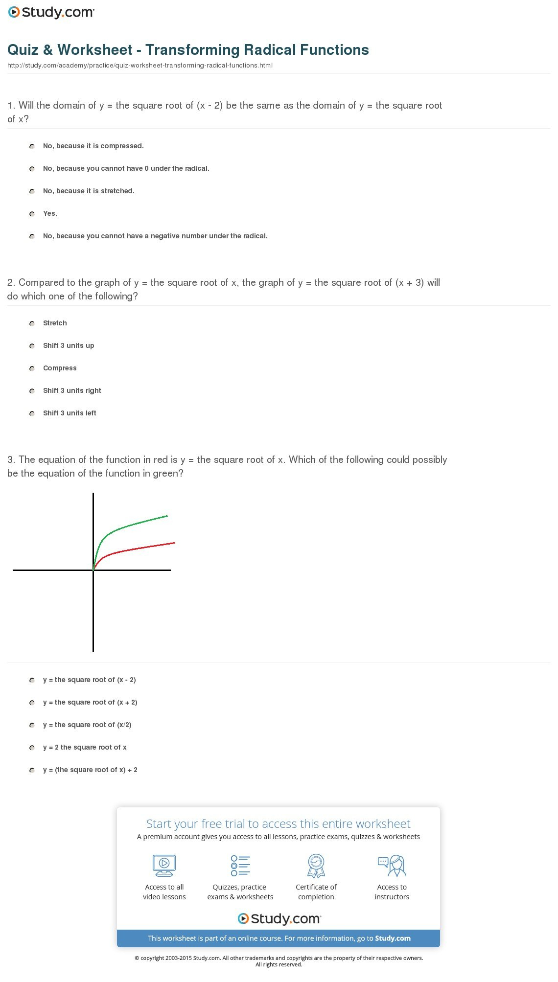 Worksheets Square Root Equations Worksheet As Toddler Worksheets With Square Root Equations Worksheet