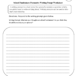 Writing Prompts Worksheets  Persuasive Writing Prompts Worksheets For Persuasive Writing Worksheets