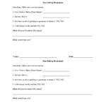 Writing Worksheets  Editing Worksheets Regarding Free Leadership Worksheets