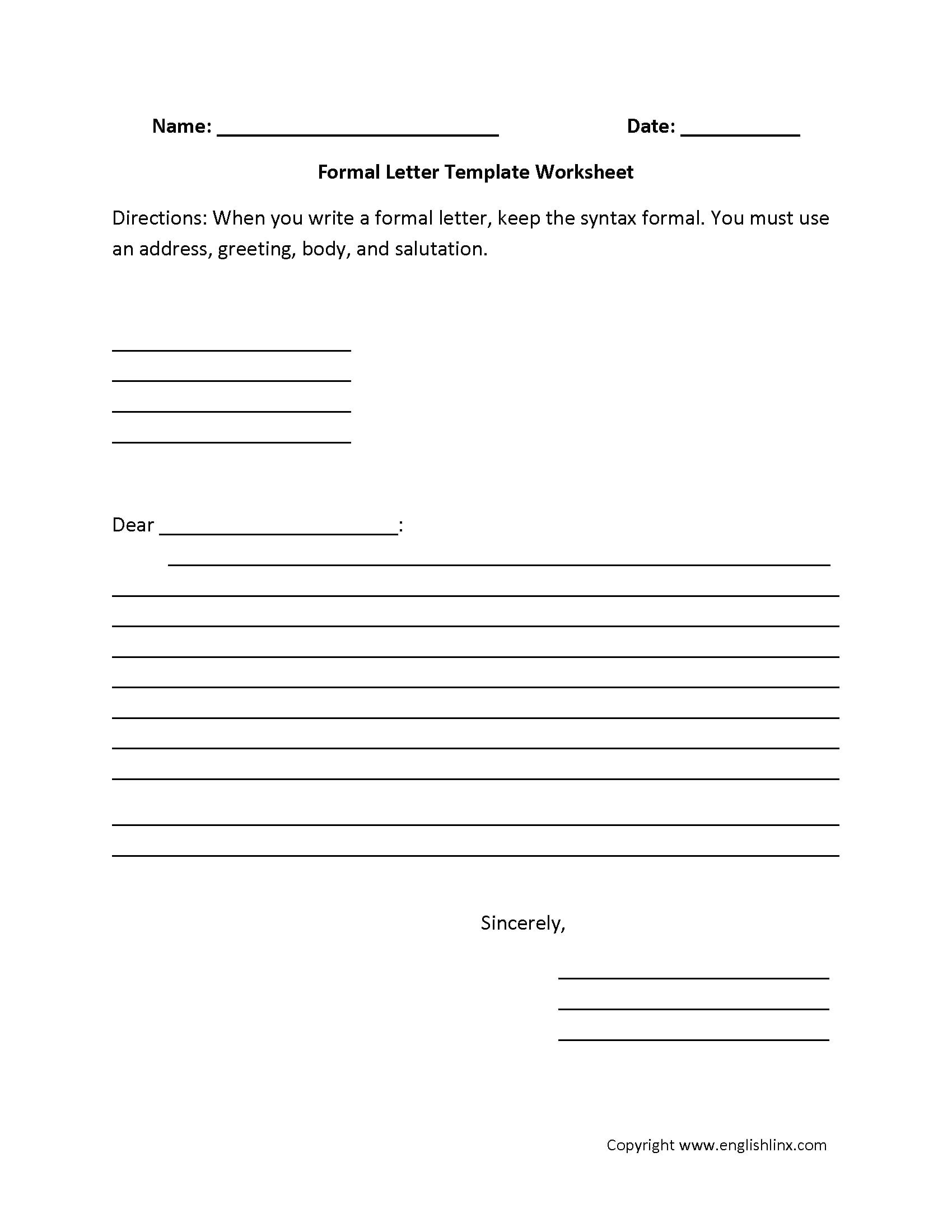 Writing Worksheets  Letter Writing Worksheets Or Letter Writing Worksheets For Grade 5