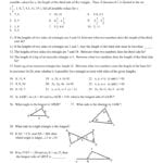 Ws – Inequalities In One Triangle For Triangle Inequality Worksheet