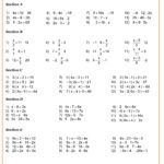 Year 9 Maths Worksheets  Printable Maths Worksheets As Well As 9Th Grade Algebra Worksheets