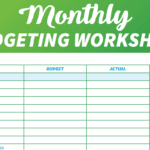 14 Easytouse Free Budget Templates  Gobankingrates Inside Free Printable Monthly Budget Worksheets