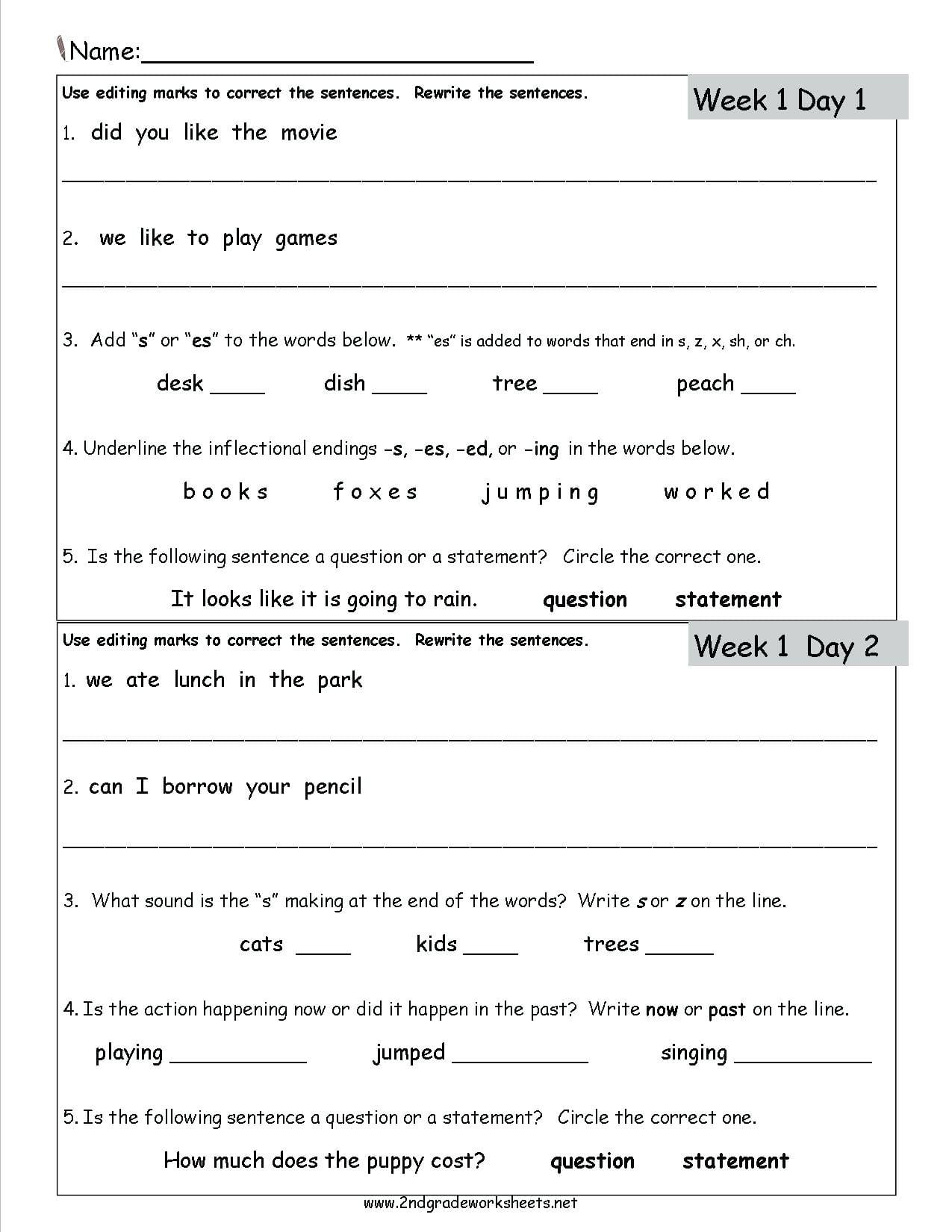 2Nd Grade Science Worksheets For Printable  Math Worksheet For 2Nd Grade Science Worksheets