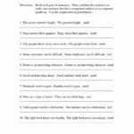 41 Innovative Subject And Predicate Worksheets Design Ideas Within Simple Subject And Predicate Worksheets