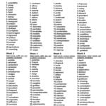 5Th Grade Master Spelling List In Spelling Worksheets For Grade 5