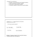 93 Geometric Sequences And Series With Regard To Arithmetic And Geometric Sequences Worksheet Pdf