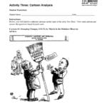 Activity Three Cartoon Analysis  Edsitement  The Best Regarding Cartoon Analysis Worksheet Answers