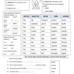 Adverbs And Adjectives Worksheet  Caknekaptanbandco Regarding Noun Verb Adjective Adverb Worksheet