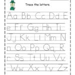 Alphabet Free Writing Worksheets For Kindergarten Regarding Printable Name Worksheets