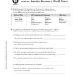 America Becomes A World Power  Schoolfusion Pages 1  3 Along With American Imperialism Worksheet Answers