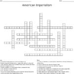 American Imperialism Crossword  Wordmint Within American Imperialism Worksheet Answers
