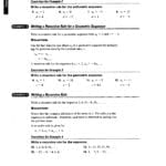 Arithmetic Sequence Worksheet With Answers Pdf Throughout Arithmetic And Geometric Sequences Worksheet Pdf