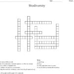 Biodiversity Word Search  Wordmint For Biological Diversity And Conservation Chapter 5 Worksheet Answers