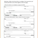 Check Writing Worksheets Pdf Worksheets For All  Download Along With Check Writing Worksheets Pdf