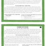 Compare And Contrast Activities With Regard To Free Compare And Contrast Worksheets For Kindergarten