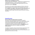 Constitutional Principles Along With Constitutional Principles Worksheet Answers Icivics