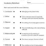 English Vocabulary Worksheet Within 6Th Grade Vocabulary Worksheets Pdf
