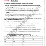 English Worksheets Study Skills Together With Study Skills Worksheets