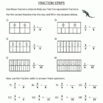 Equivalent Fractions Worksheet Throughout 3Rd Grade Math Fractions Worksheets