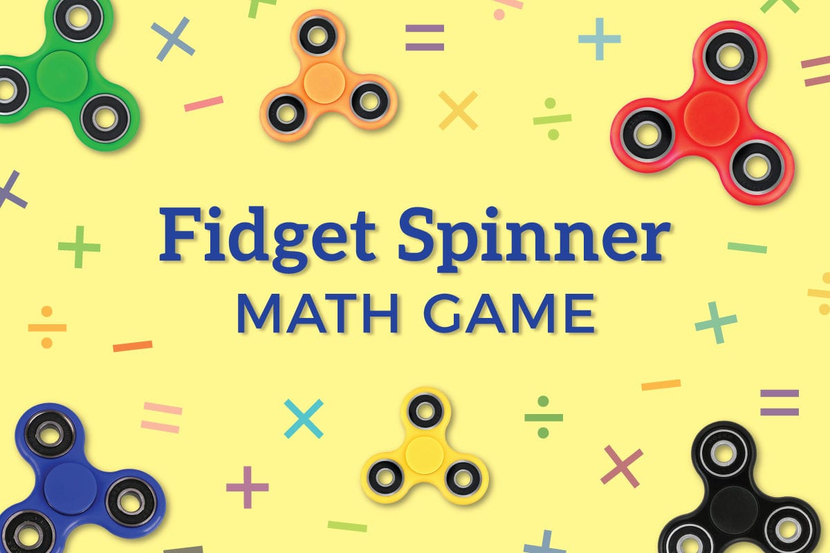 Fidget Spinner Math Game For Fidget Spinner Worksheets Free