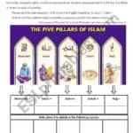 Five Pillars Of Islam In 3 Cups Of Tea  Esl Worksheet With Five Pillars Of Islam Worksheet