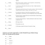 Forms Of Energy Quiz  Rrms 8Th Grade Science As Well As Forms Of Energy Worksheet Answers