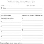 Goal Setting For Students Kids  Teens Incl Worksheets For Check Writing Worksheets Pdf