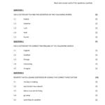 Grade 4 English Fal Term 3 Language Worksheet 2 And Grade 3 English Worksheets