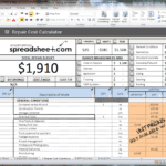 House Flipping Spreadsheet Free Download Template Xls Budget With House Flipping Worksheet